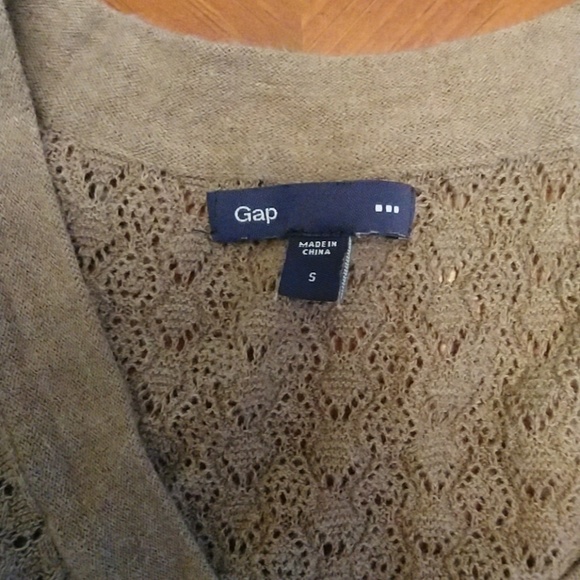 Gap Knit Tank in Brown/Cream Stripe Sz Small - Picture 2 of 4